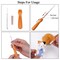 MORFEN 30 PCS Needle Felting Needles, 3 Sizes Wool Felting Needles, Needle Felting Supplies with Wooden Handle, Fingercots Needle Felting Tools Kit for DIY Wool Felting Projects